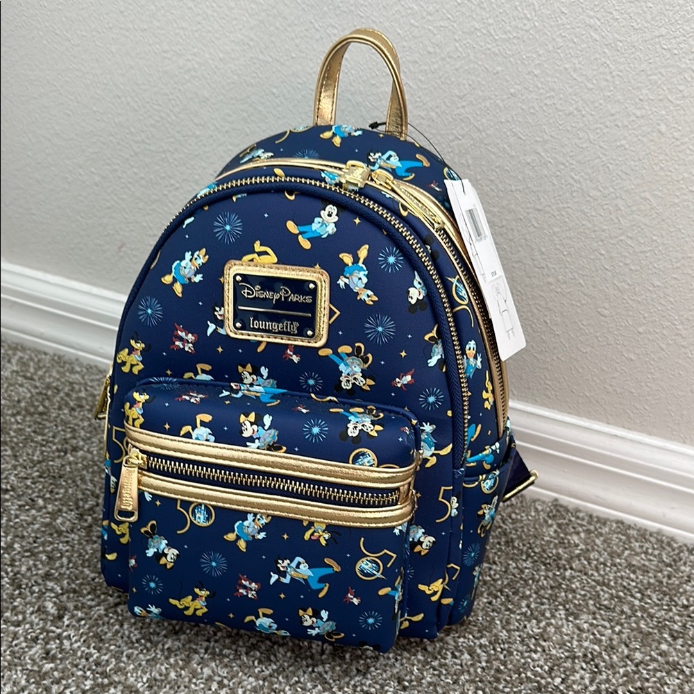 Disney Loungefly 50th Anniversary Backpack NWT